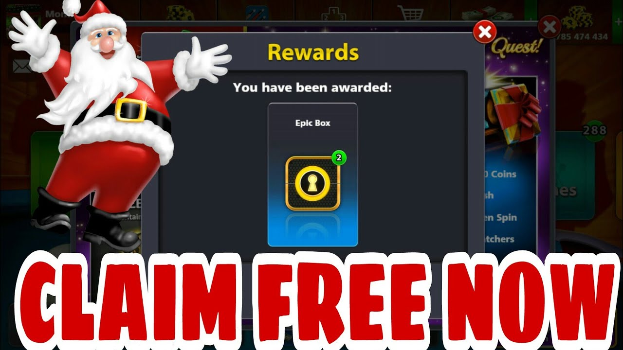 8 Ball Pool : Free Epic Boxes || 100% Fair Working Method || NO HACK/TRICK