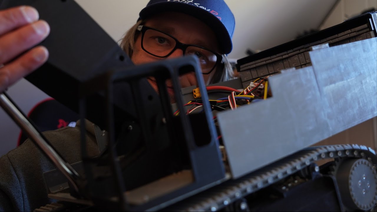 3D Printed RC Excavator | Progres on the body