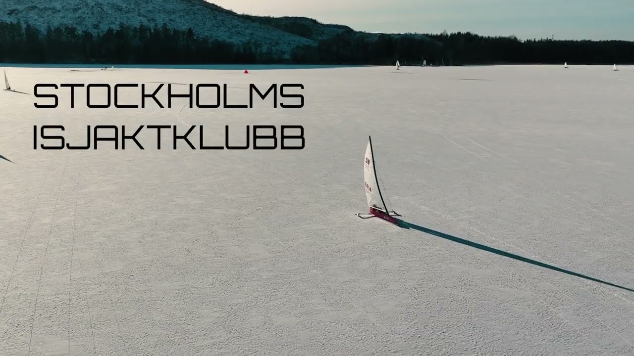 Isjakt på Ullnasjön 230104