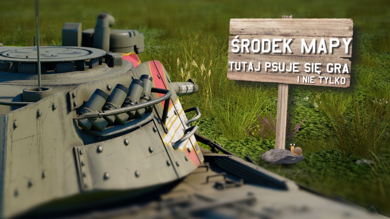 Jak środek mapy w War Thunder glitch'uje grę?