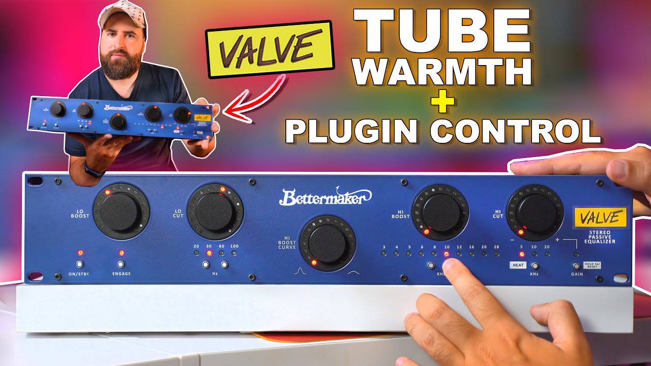 ЛУЧШЕ, ЧЕМ ОРИГИНАЛЬНЫЙ PULTEC? Пассивный стереоэквалайзер Bettermaker VALVE с функцией цифрового...