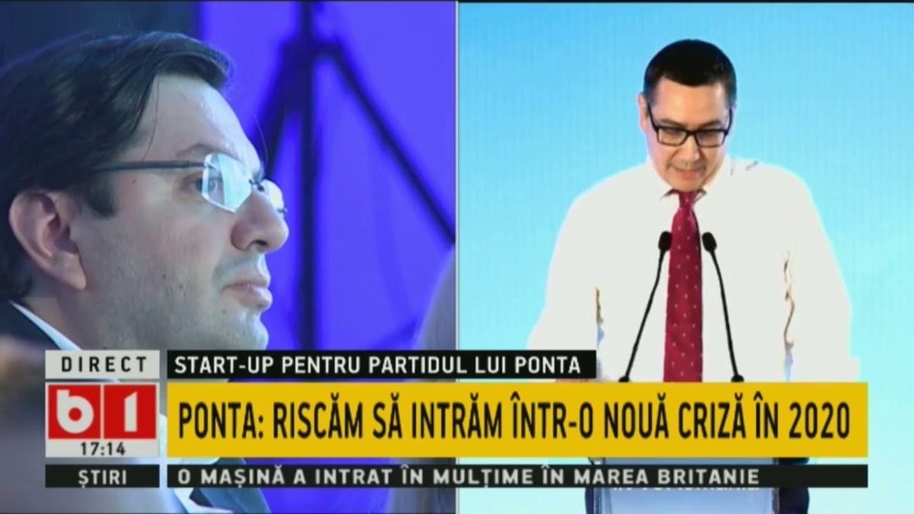 VICTOP PONTA SI-A LANSAT PARTIDUL PRO ROMANIA. CINE IL URMEAZA IN NOUA FORMATIUNE