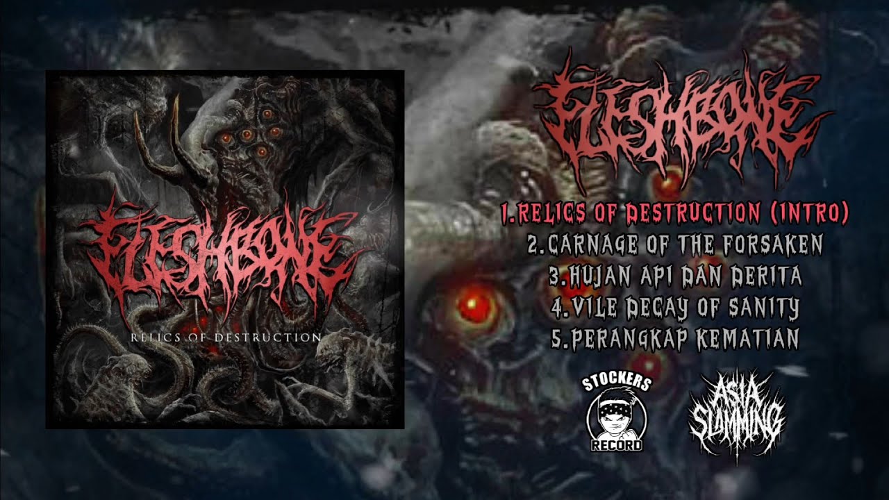FLESHBONE - RELICS OF DESTRUCTION [FULL EP STREAM] (2025) AS EXCLUSIVE