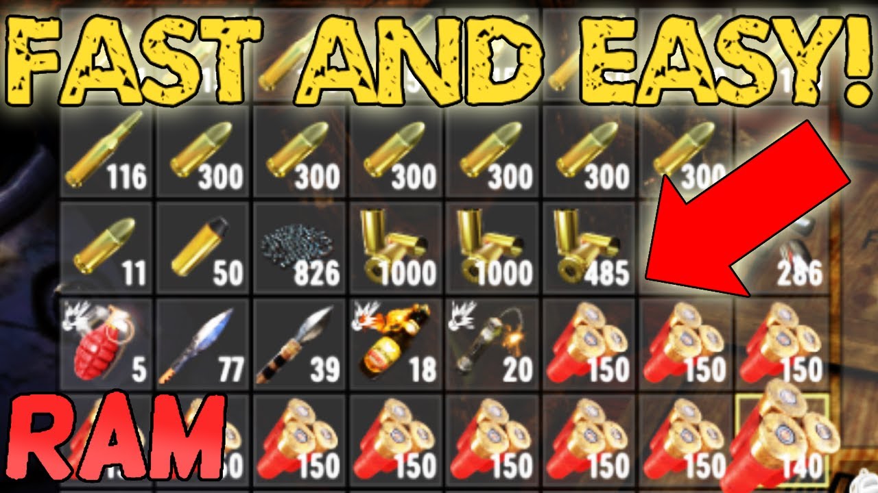How To Get CRAZY Amounts of Ammo in 7 Days To Die 1.1 (Console + PC)