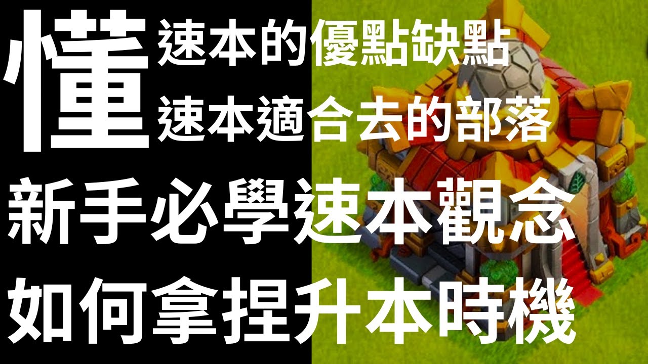 145 首領解說 速本沒人權？ 首領教你你聰明玩速本