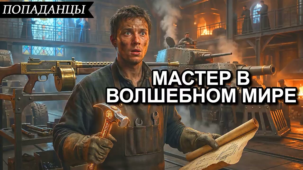 АУДИОКНИГА 🎧 ПОПАДАНЦЫ 😦 МАСТЕР В ВОЛШЕБНОМ МИРЕ