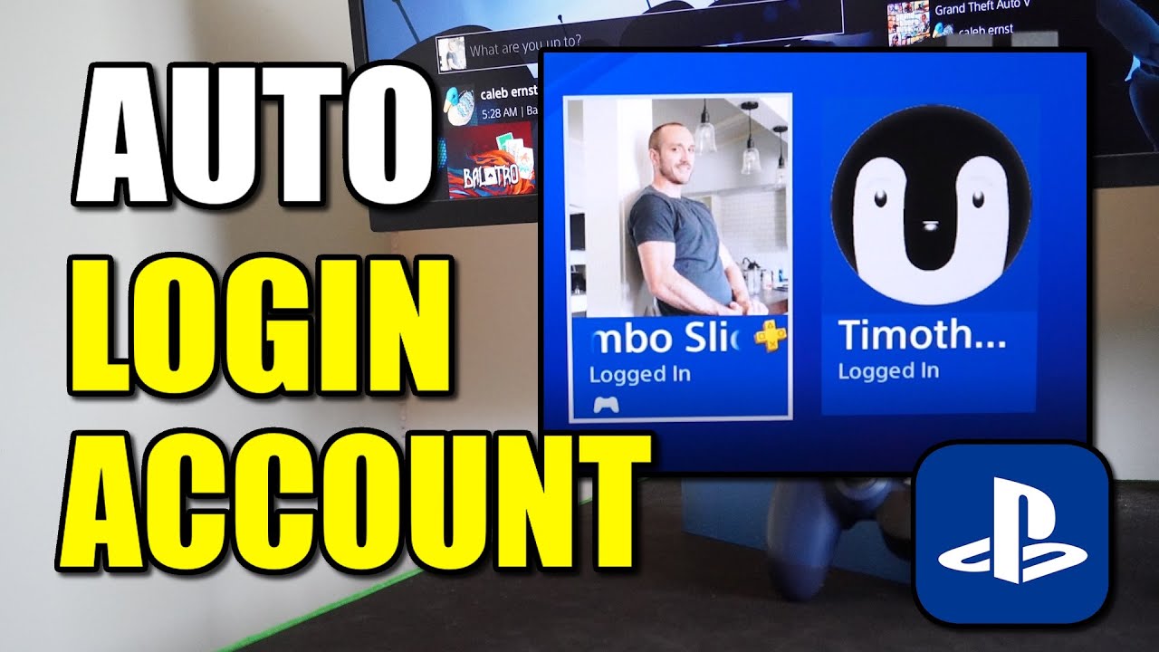 How to LOGIN Automatically with Account ON PS4 & Skip Login Screen (Best Method)