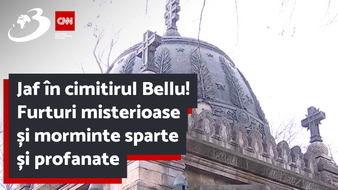 Jaf în cimitirul Bellu! Furturi misterioase și morminte sparte și profanate