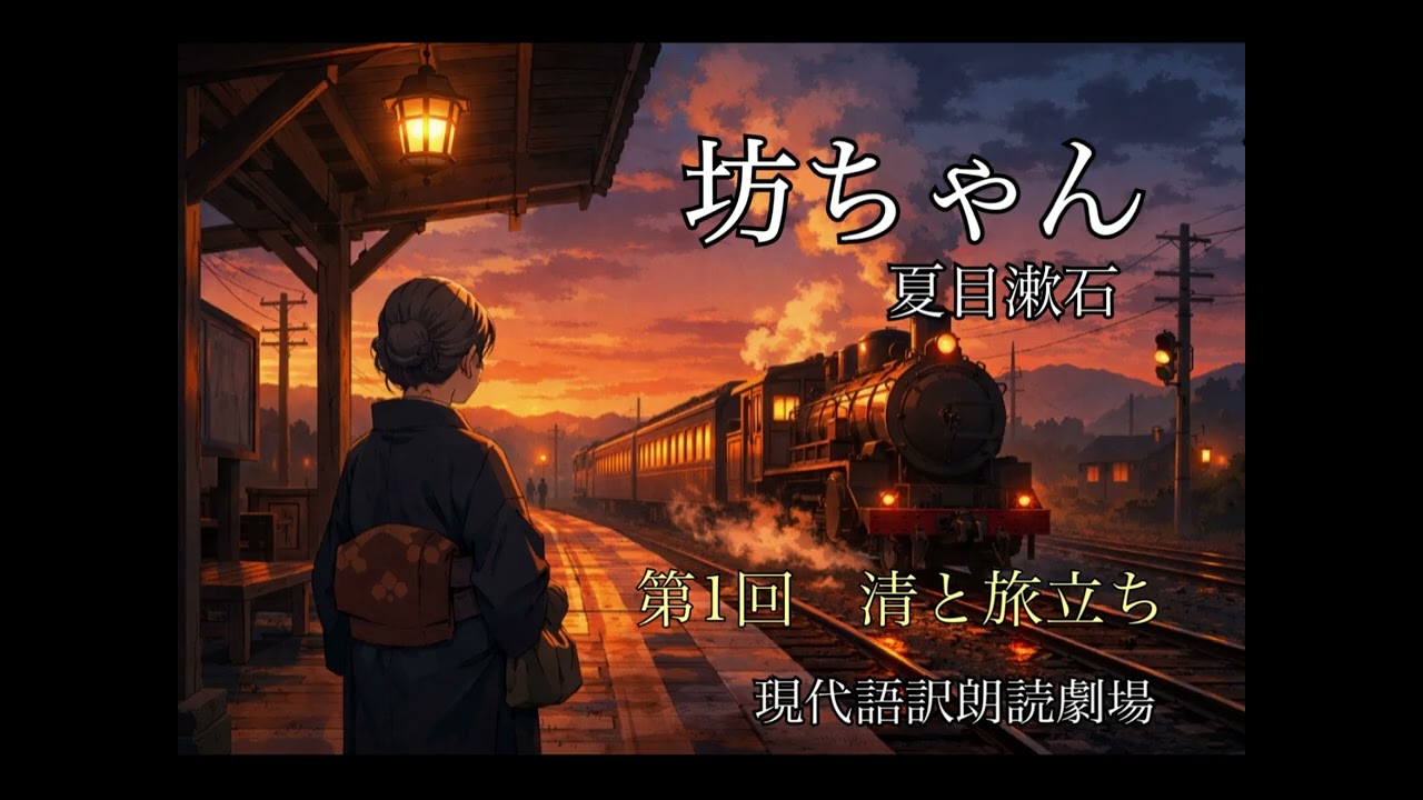 【坊っちゃん 第1話】清と旅立ち（現代語訳朗読）