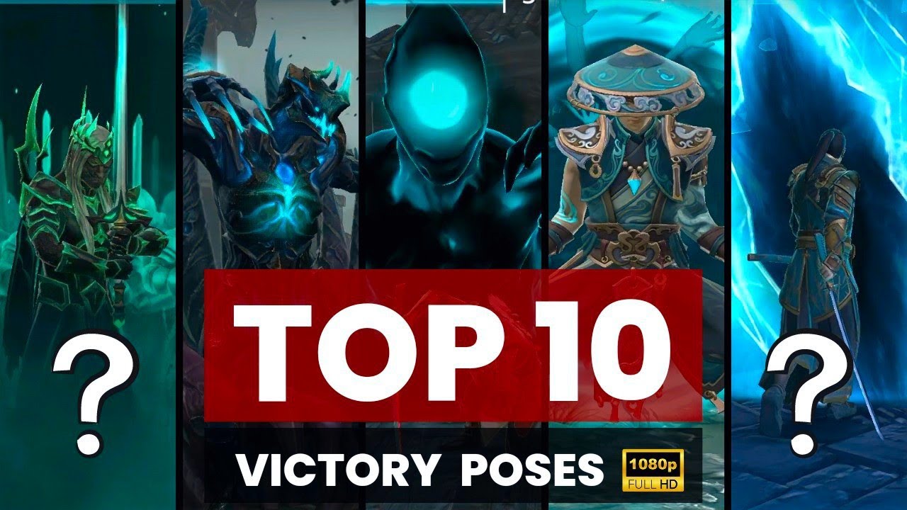 Top 10 Coolest Victory Pose in Shadow Fight 4 🔥 [ Best Victory poses ] || Shadow Fight 4 Arena