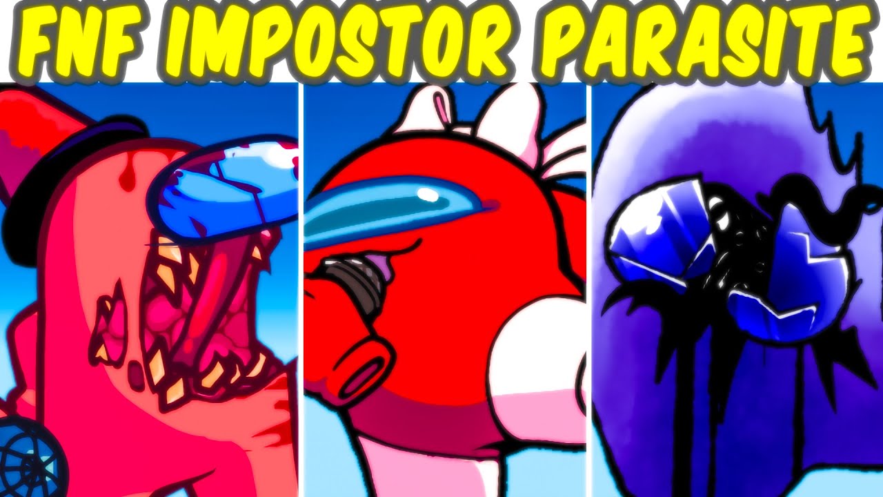 FNF VS Impostor & crewmate MOD V2 (Friday Night Parasite) | FNF MOD/Among Us | Friday Night Funkin