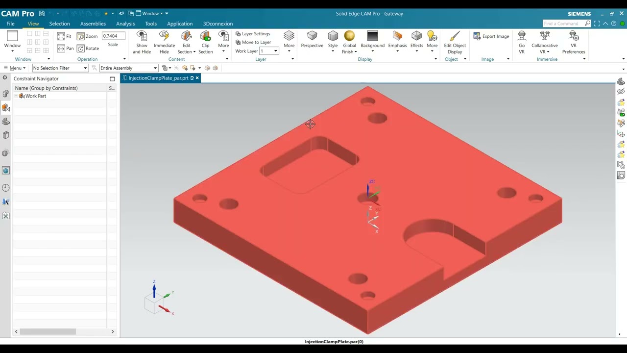 01   User Interface And Analyzing a Manufacturing Part