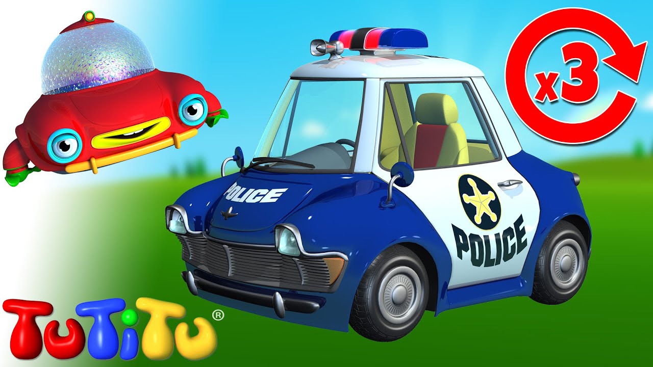 Brinquedos TuTiTu 🤩 Mais uma vez 🔁 Carro de Polícia 🍿 vídeos para crianças 📺 de novo!