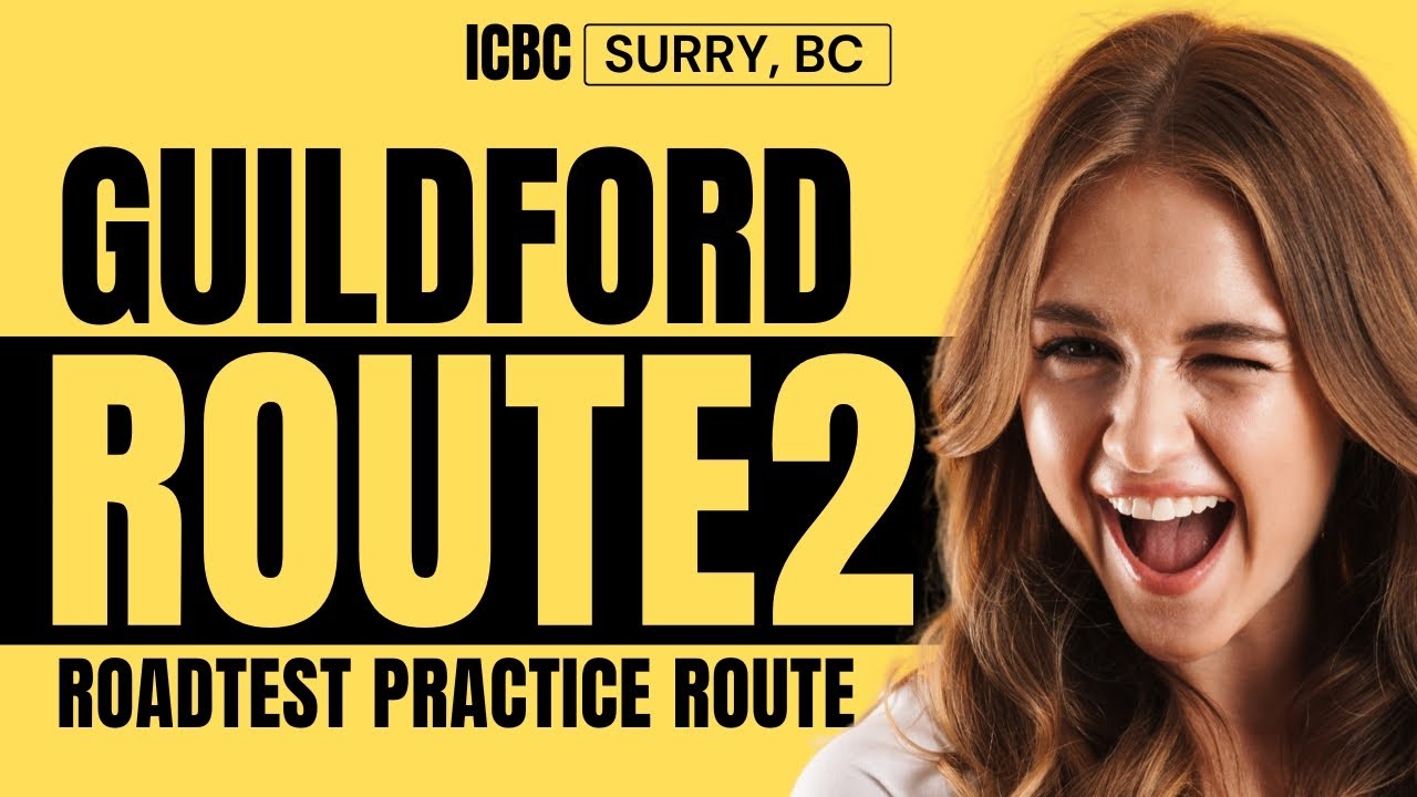 ICBC Surrey (Guildford) Driver's Test Route: (Part 2)