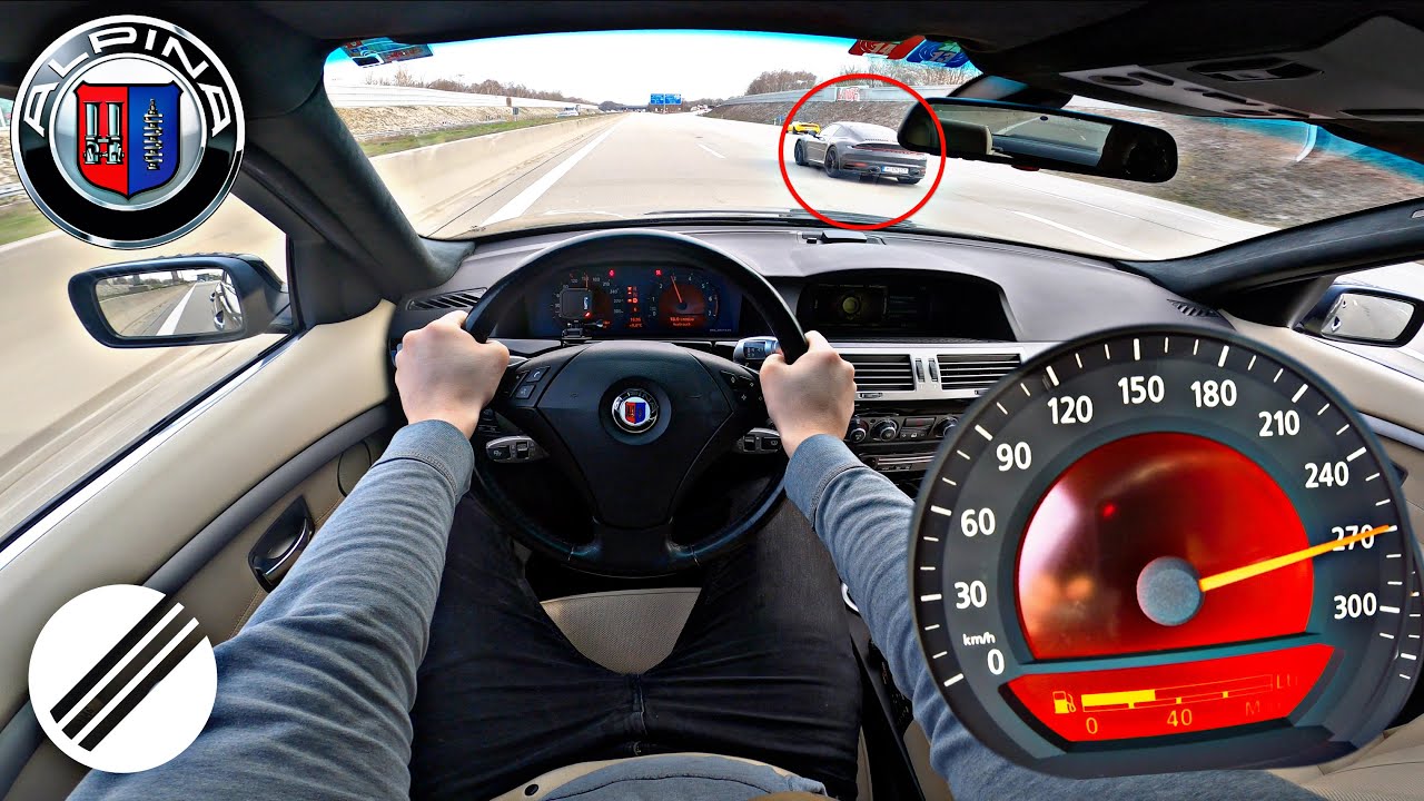 2007 ALPINA B7 500HP TEST DRIVE ON GERMAN AUTOBAHN🏎