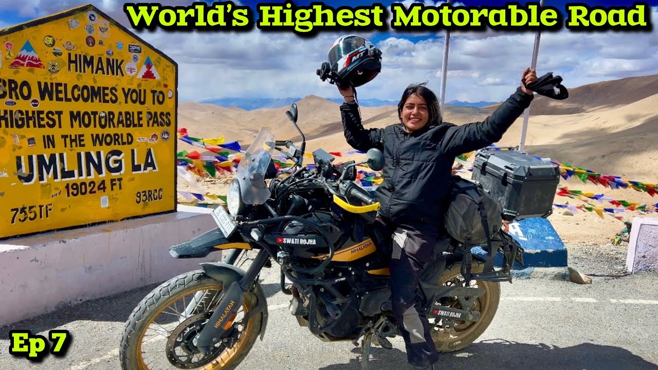 UMLING LA - Top of the World | Hanle to Nyoma | Ladakh Ride Ep 7