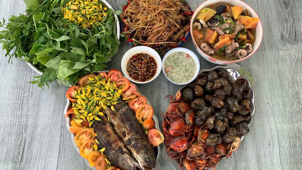 Đặc Sản Miền Sông Nước - Ếch Núp Lùm, Lai Rai Chiều Quê | Góc Quê