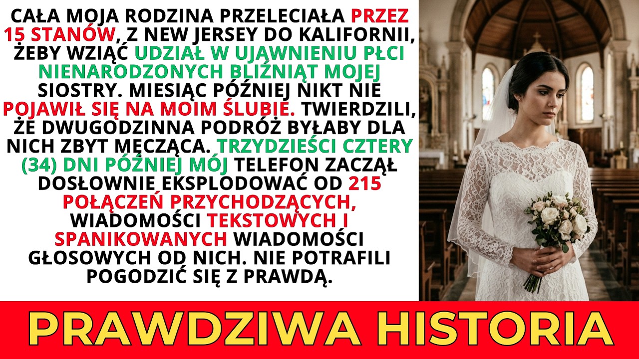 RODZINA PRZELECIAŁA 15 STANÓW DLA SIOSTRY, ALE ZIGNOROWAŁA MÓJ ŚLUB - MSZCZĘ SIĘ