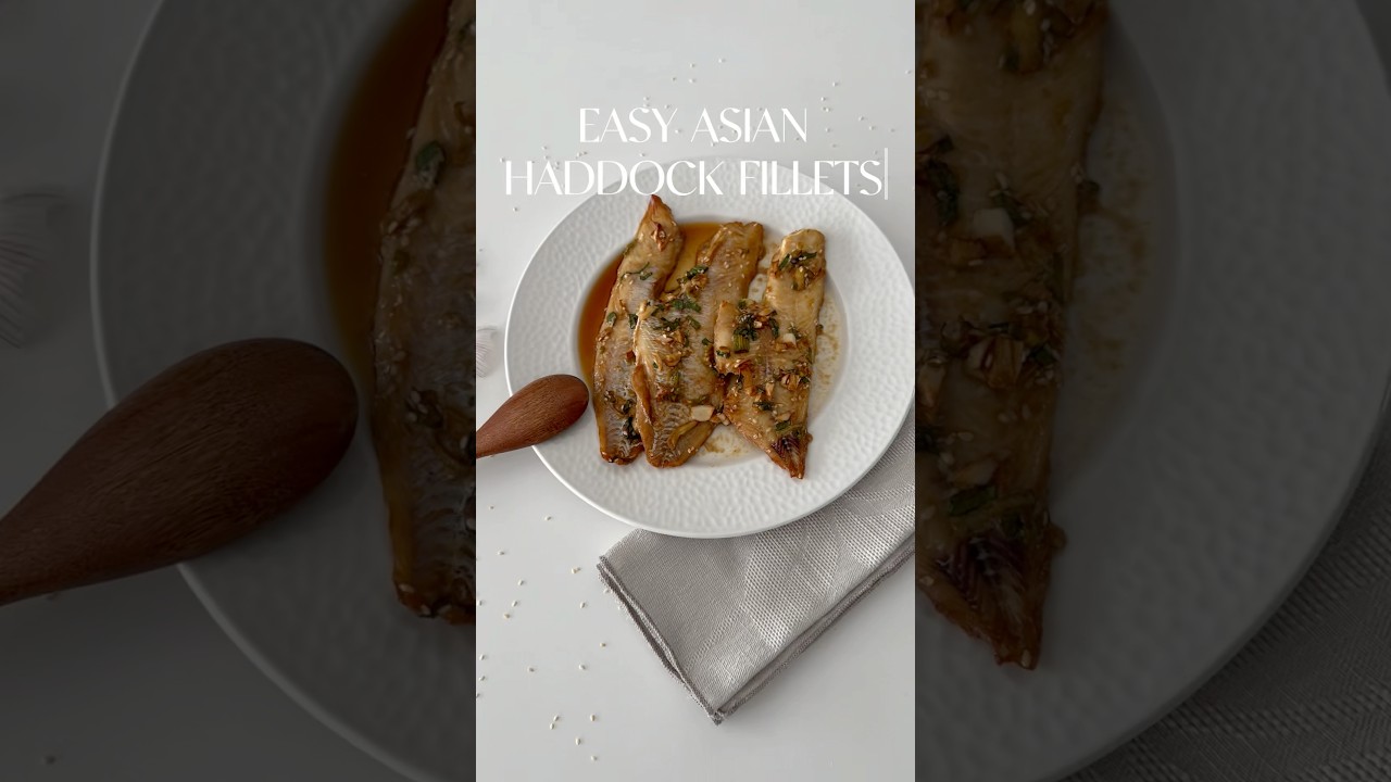 Easy Asian Haddock Fillets! - Low Calorie, High Protein Recipe + Great For Weightloss! 🐟