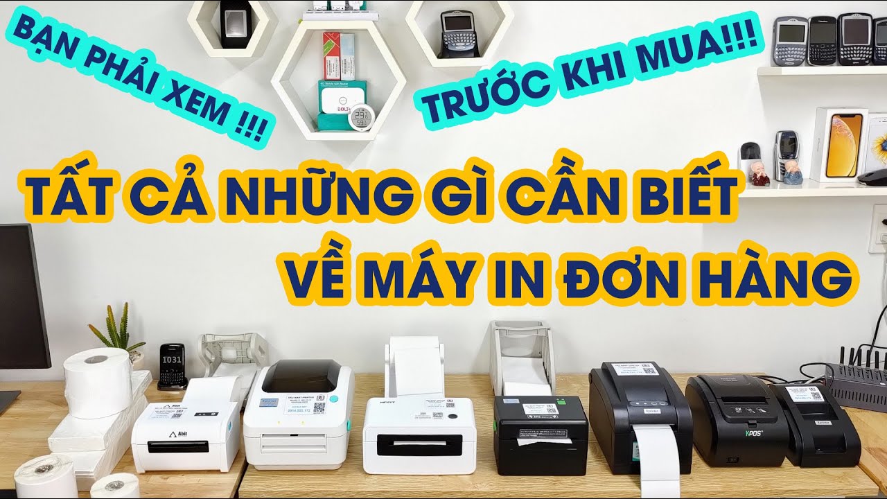 PHẢI XEM TRƯỚC KHI MUA | Những Gì Cần Biết về Máy in nhiệt, in đơn hàng, in hóa đơn cùng Dâu Mart