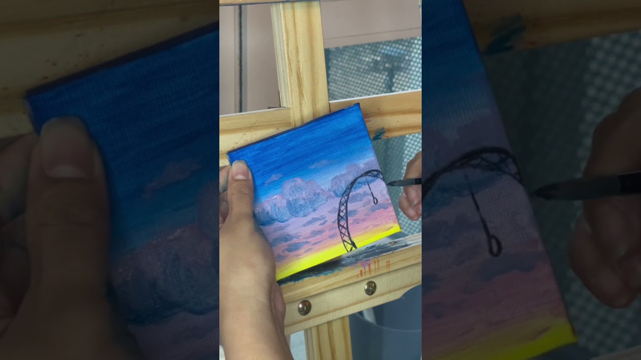 Sunset Part 3 - Acrylic Painting