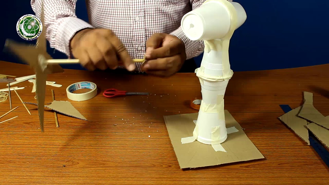 How to make Windmill Hands-on Science Club activity project