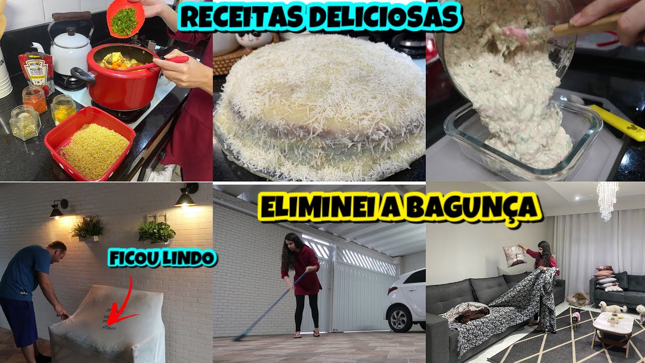 CHEGOU MÓVEL NOVO | FIZ ALMOÇO SAUDÁVEL | BOLO RECHEADO | PATÊ LIMPEI E ORGANIZEI