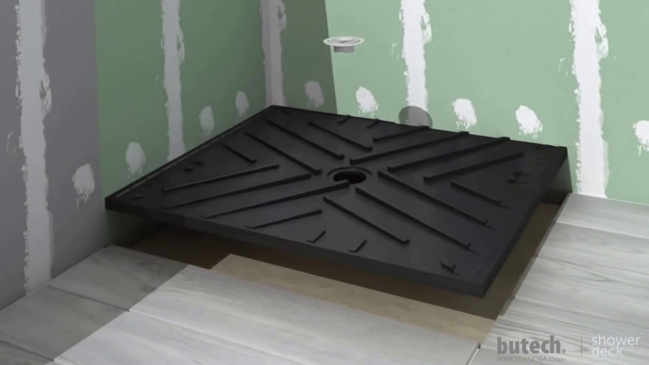 BUTECH  Sistema shower deck - Platos de ducha invisibles