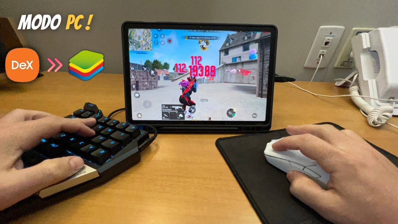 MODO DEX TÁ IGUAL EMULADOR ! TESTANDO POR 1 DIA NO MOBILADOR GG MOUSE PRO !