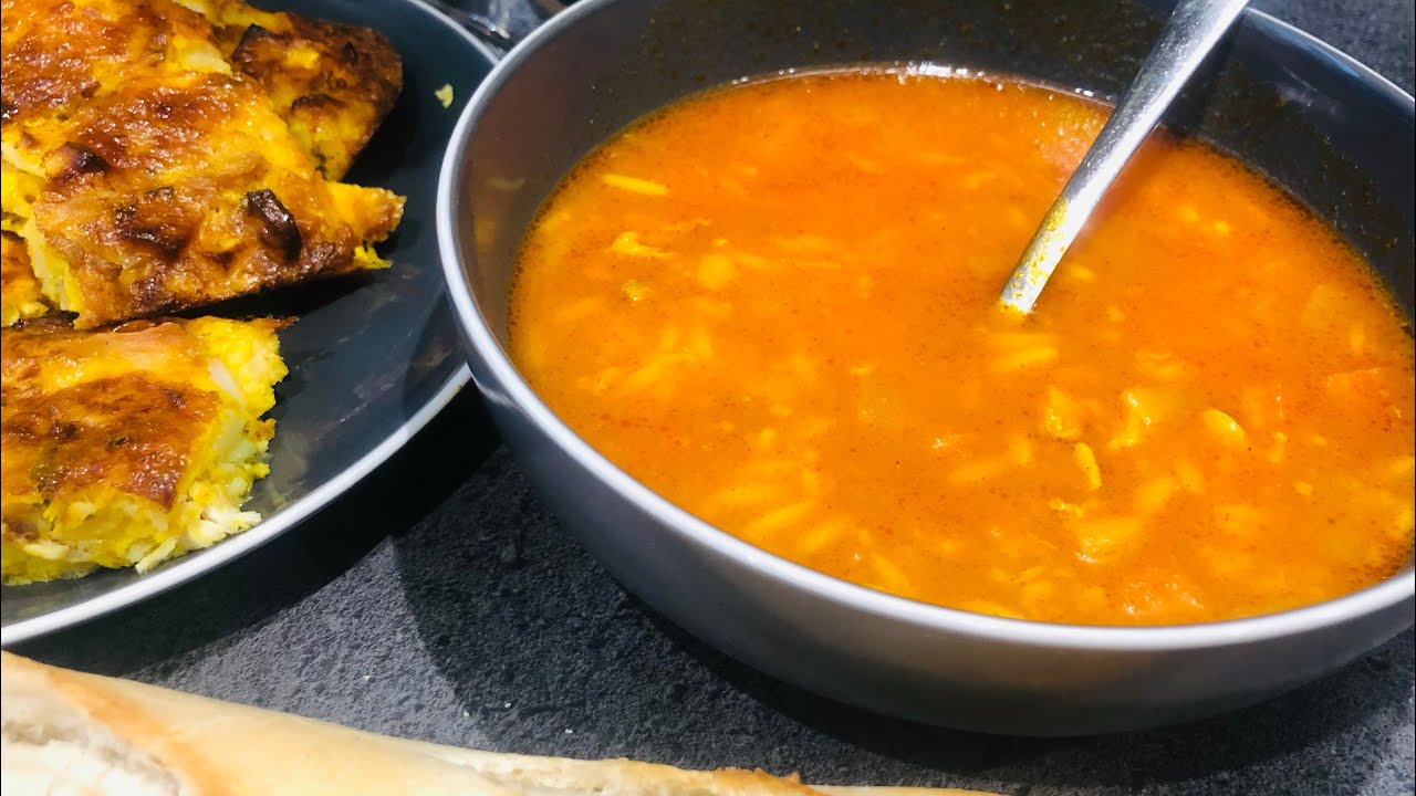 Chorba Tunisian soup with chicken
