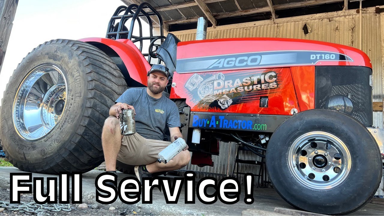 Servicing my 1800HP Pulling Tractor, Plus a Major Tire and Wheel Upgrade!