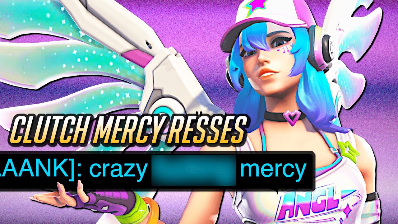 Impressing My Teammates With Clutch Mercy Resses! 💙⭐️ - Overwatch 2