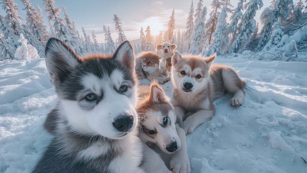 Peaceful Winter Wonderland with Soft Piano ❄️ Snowy Nature Ambience for Deep Sleep, & Gentle Healing