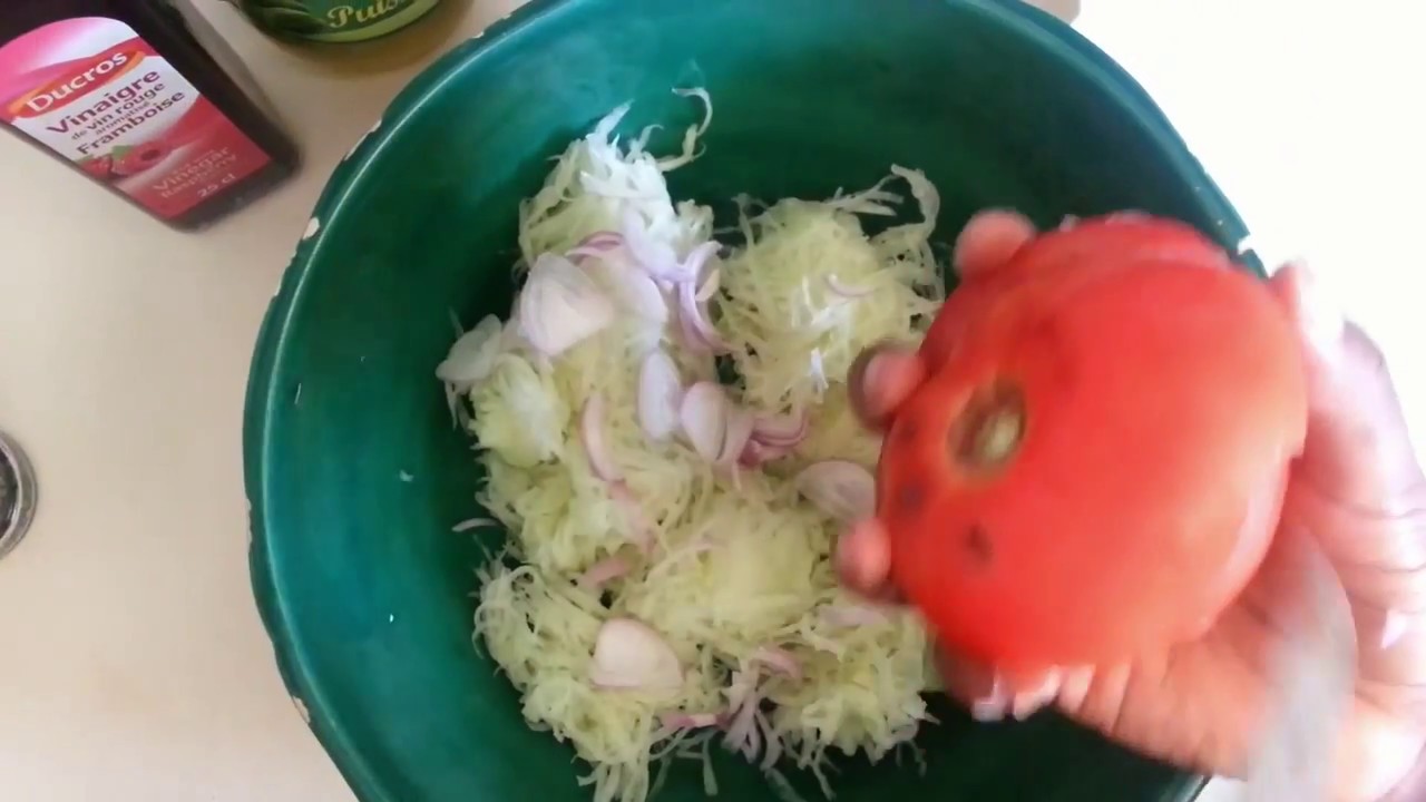 Salade de papaye verte