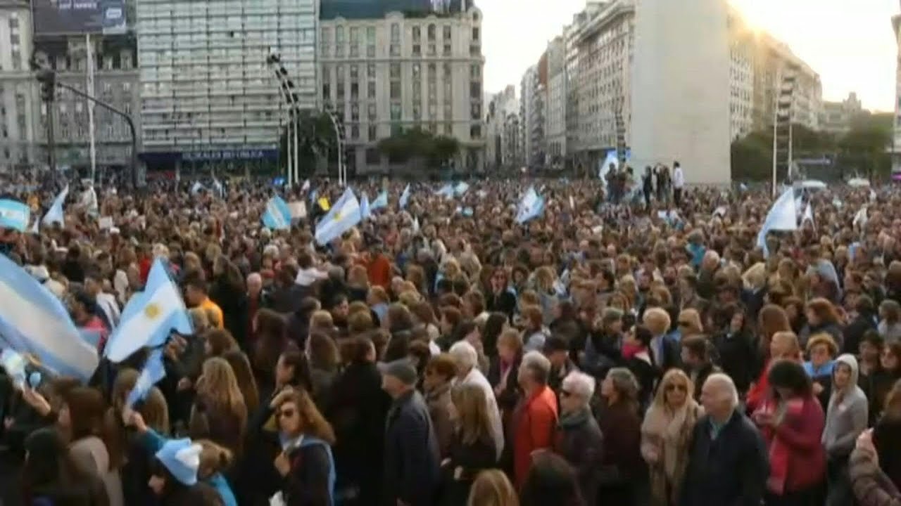 Pro-Macri demonstration in Buenos Aires | AFP