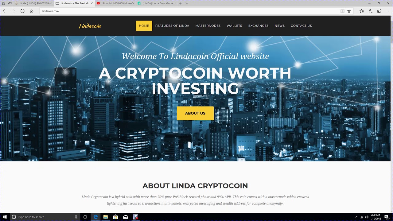 Linda Coin Setting Up For A Moonshot In 2018?