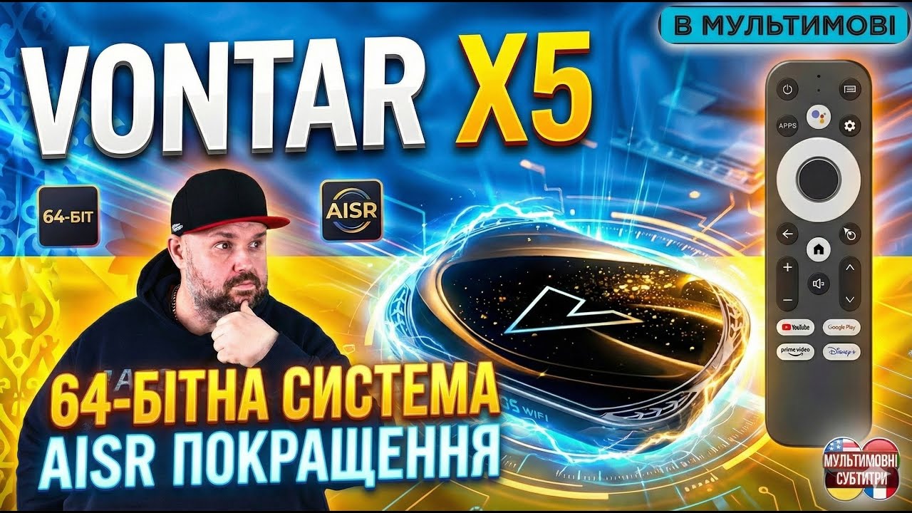 BUDŻETOWY DEKODER TV VONTAR X5 z procesorem Amlogic S905X5M (S905A).