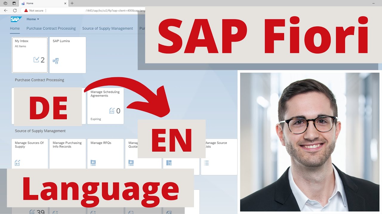 SAP Fiori - Change Language in SAP Fiori