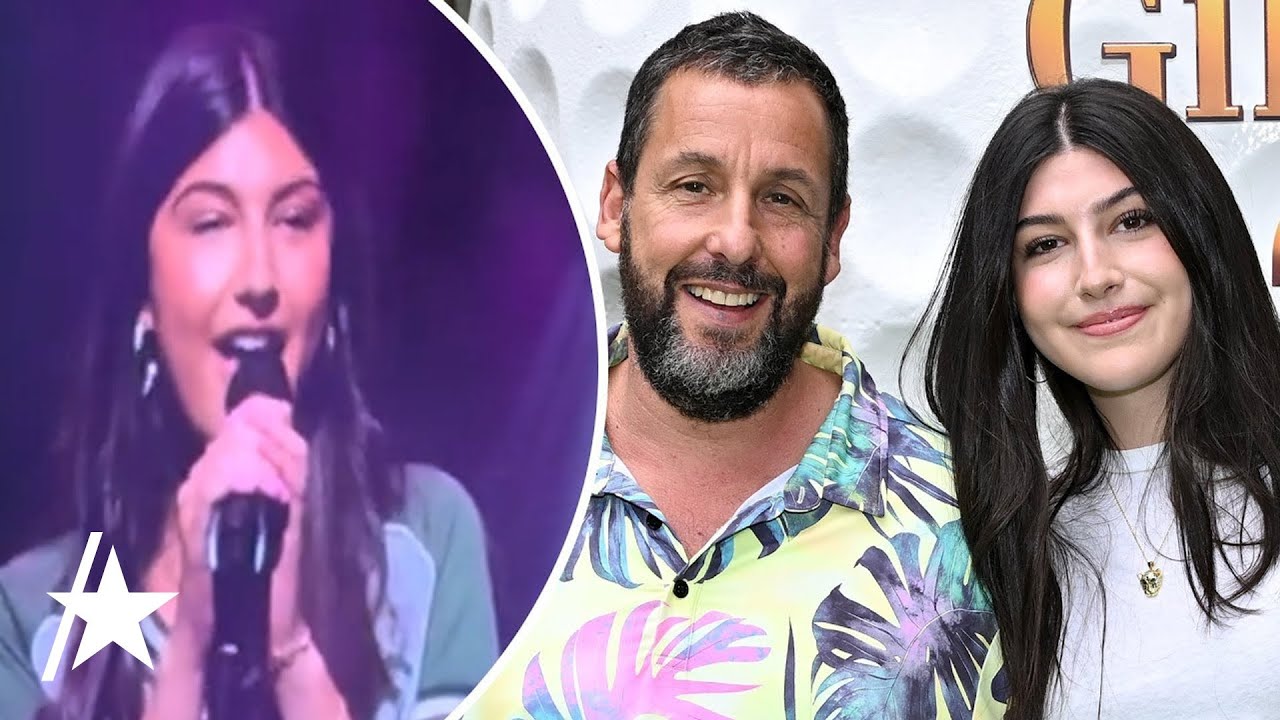 Adam Sandler's Daughter WOWS w/ Surprise Singing Chops At His Comedy Show