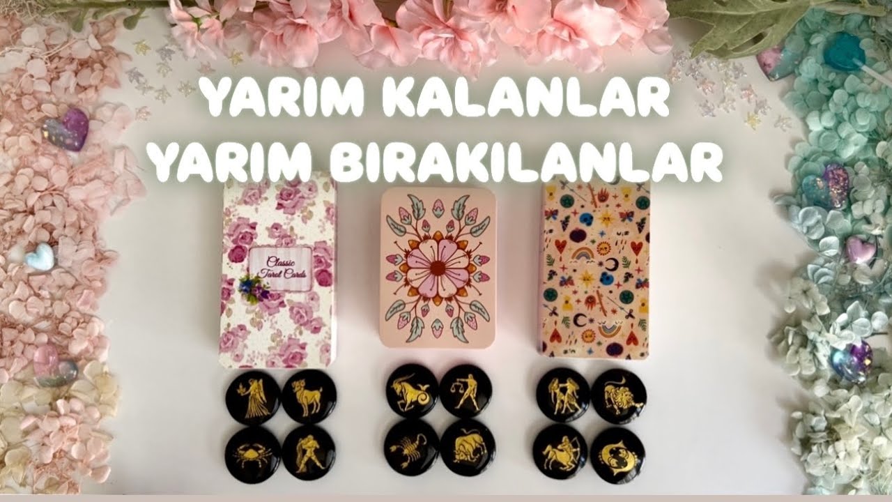 Yarım Kalanlar ❤️‍🩹 Yarım Bırakılanlar⚡️Geri Döner Mi? (DESTE SEÇ) Arayacak Mı?⚡️💌 Tarot Açılımı✨