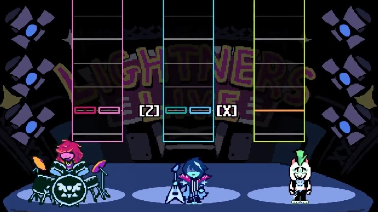 Deltarune Minigame - Lightners Live (Raise Up Your Bat!)