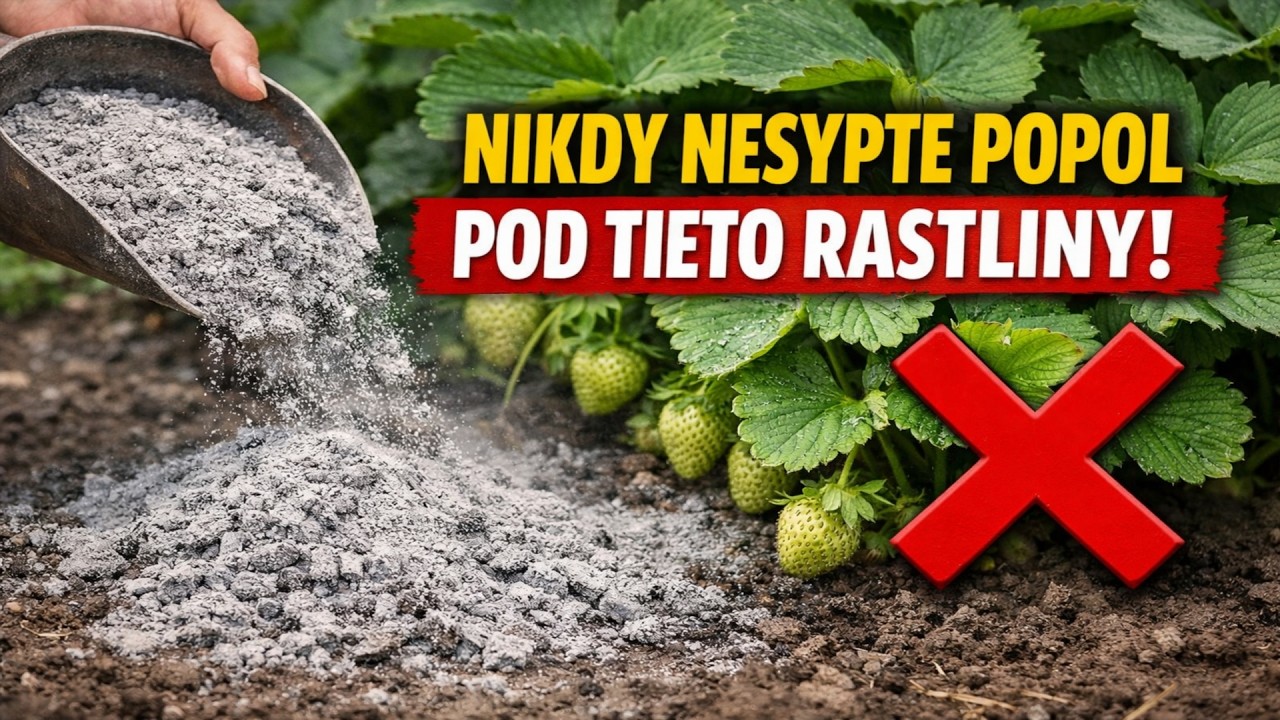 NIKDY nesypte popol pod TIETO rastliny! Najväčšia chyba, ktorá VÁM ÚPLNE zničí úrodu.