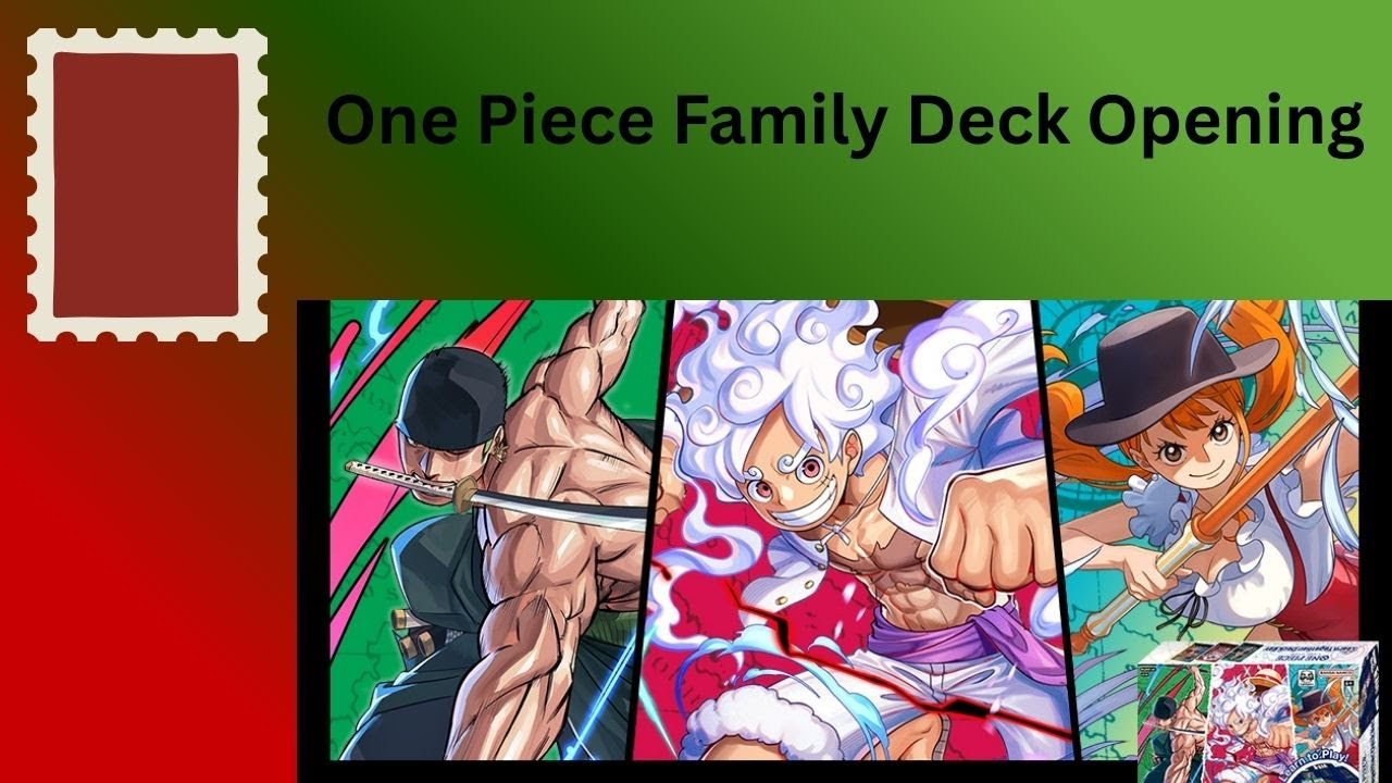 One Piece TCG Family Deck Set Opening!