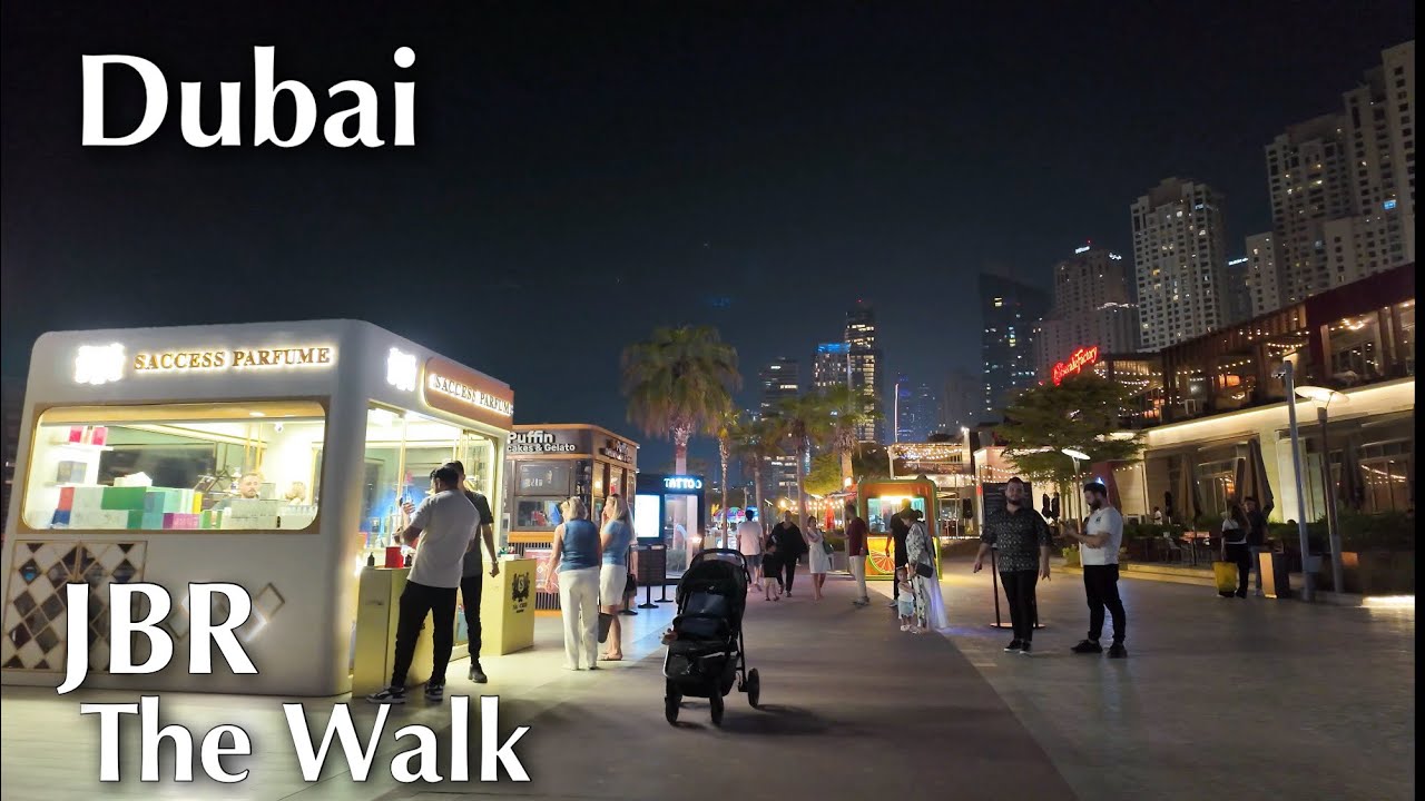 Dubai 4K 🇦🇪 | Ultimate JBR The Walk | Dubai Beachfront, Luxury Street Lifestyle & Nightlife