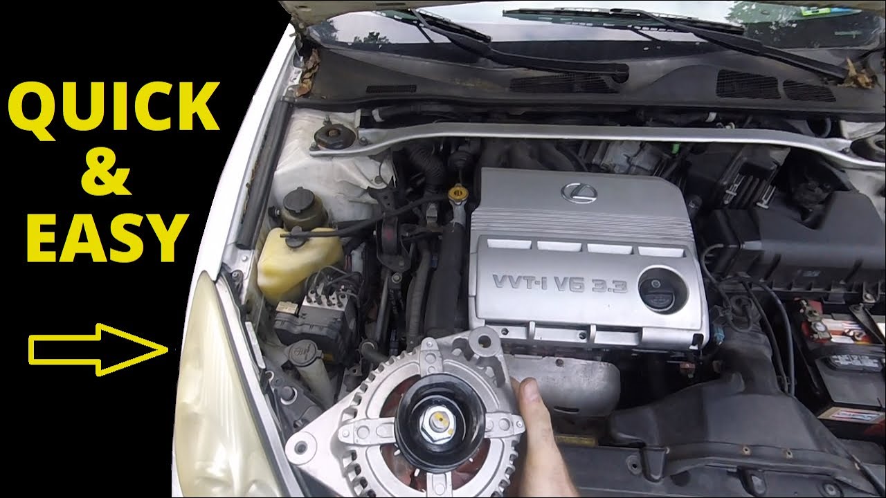 Как заменить генератор Toyota/Lexus за 5 минут (или больше…)