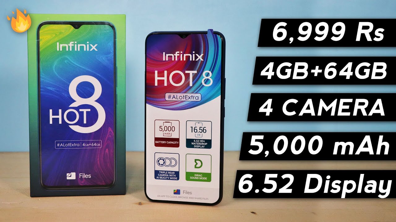 Infinix Hot 8 Unboxing and First Impression with Audio and Camera Sample📸🔥