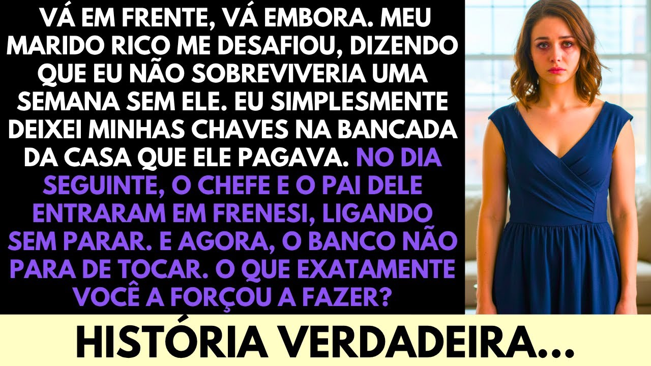 Meu Marido Rico Disse Que Eu Não Viveria Sem Ele — Veja Eu Construir Meu Próprio Império