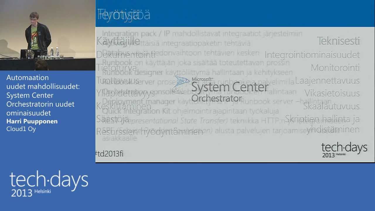 Taso 300: Automaation uudet mahdollisuudet: System Center Orchestrator