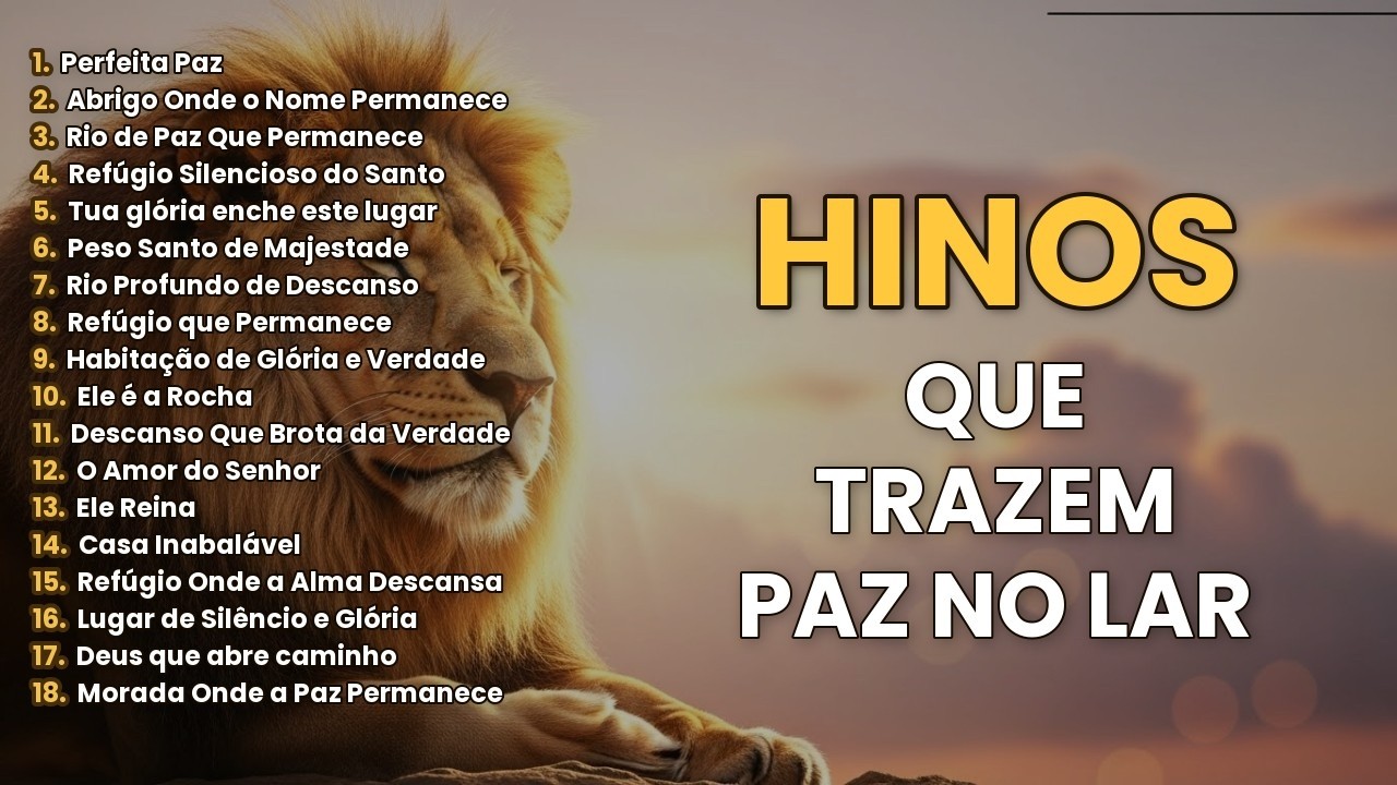 Louvores ✝️ que Enchem Sua Vida com Paz