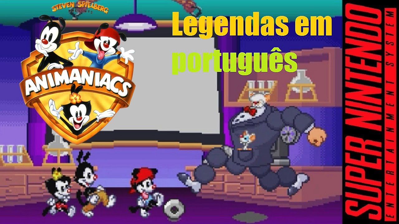 Animaniacs - Super Nintendo. Detonado com legendas em português.